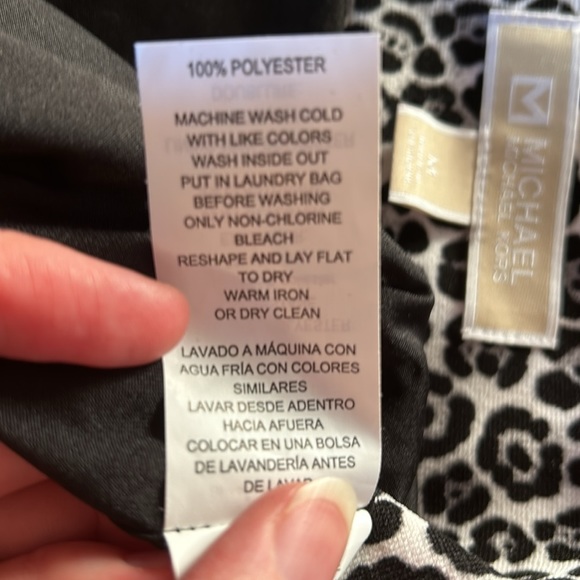 Michael Kors Snow Leopard Print Skirt - Picture 6 of 8